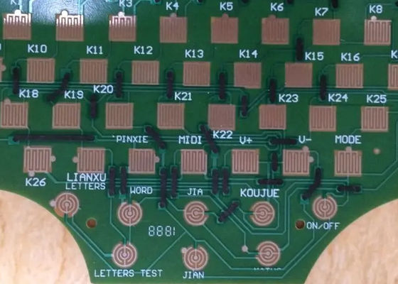 بردهای مدار چاپی منعطف صلب با فرآیند تولید PCB یک طرفه 4 میل برای علاقمندان