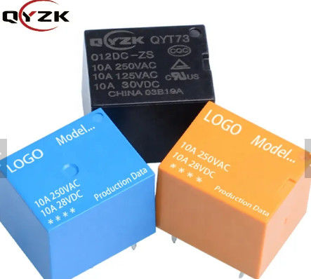 رله سوئیچینگ 12 ولت JQC-3F Spdt Pcb 5 پین T73 DC 48 ولت 24 ولت 12 ولت 5 ولت الکترومغناطیسی
